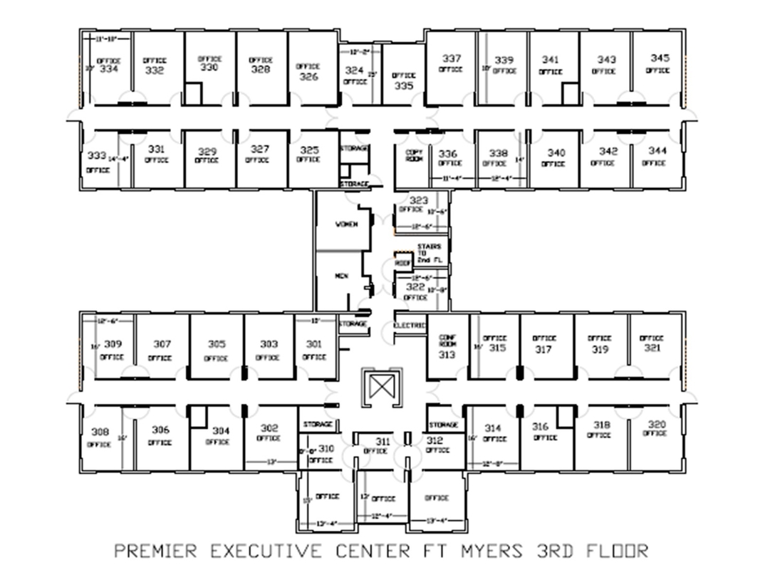 Fort Myers 3rd Floor Plan